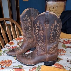 Ariat Womens Genuine Leather Cowboy Boots